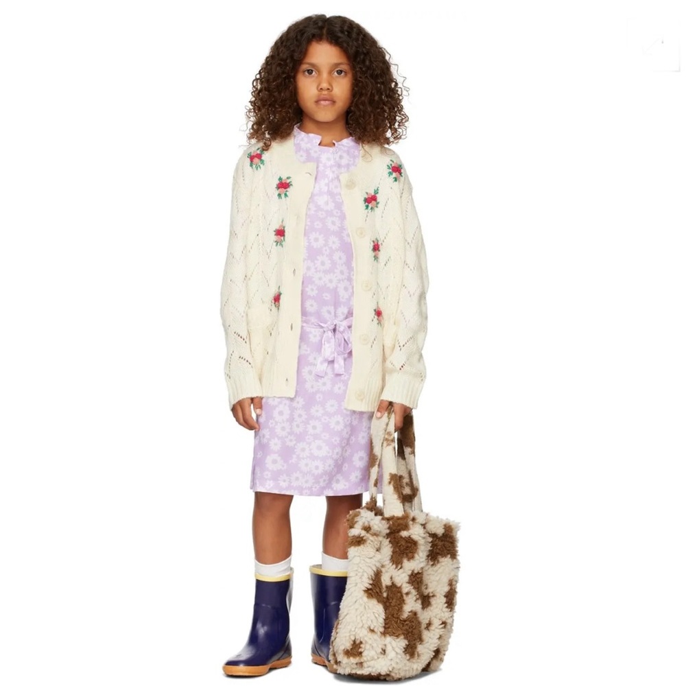 Fish and kids flower cardigan
